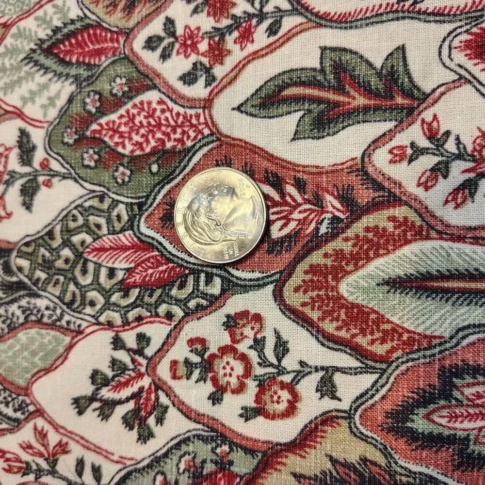 Colorful Leaf Pattern Fabric - Picture 3 of 3